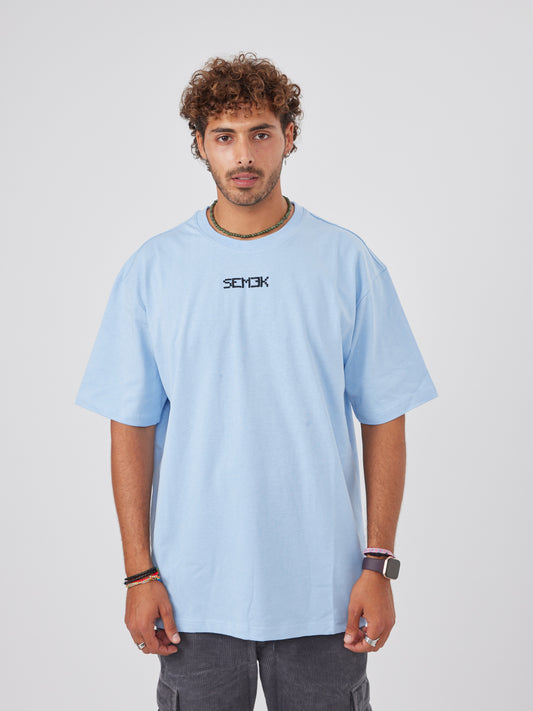 Broke-Light Blue T shirt